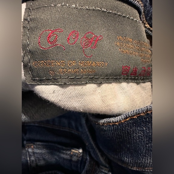 Citizens of Humanity Straight Leg Jeans Elson Mid Rise Medium Wash Denim - Picture 6 of 10